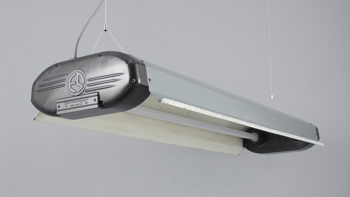 Retro glass wall lights and vintage linear pendants
